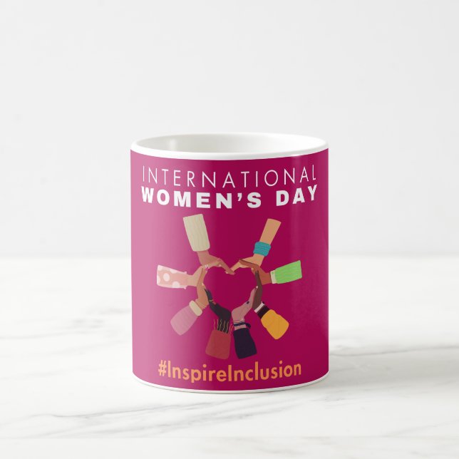 Inspire Inclusion International Women's Day Coffee Mug (Center)