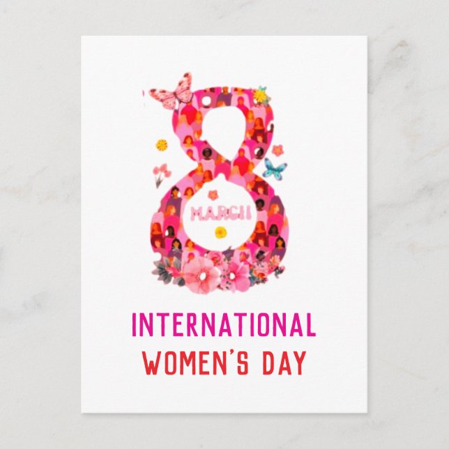 Inspire Inclusion International Women's day Postcard (Front)