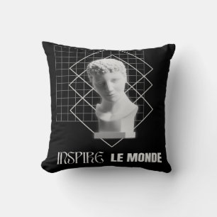 Inspire le Monde – Modern Aesthetic Art Design Cushion