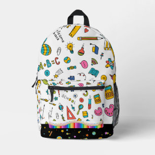 Inspire Learning Back To School Printed Backpack