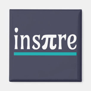 Inspire Math Pun Funny Inspirational Magnet