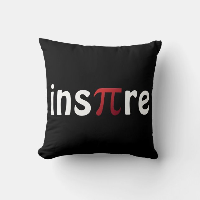 Inspire Mathematics Pi Day Math Geek Cushion (Front)