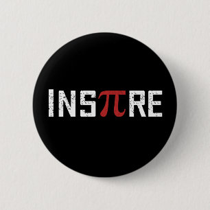 InsPire Pi day Happy Pi day Math 6 Cm Round Badge