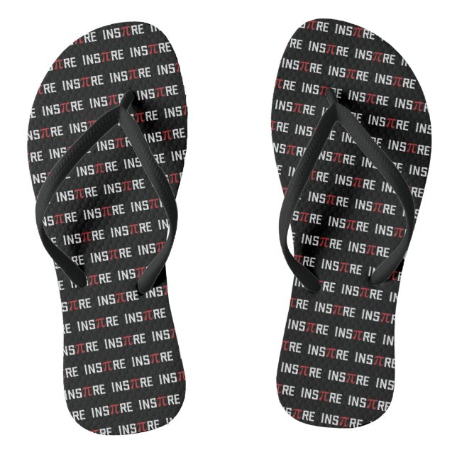 InsPire Pi day | Happy Pi day Math Thongs (Footbed)