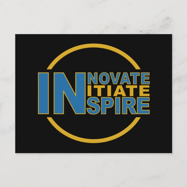 INSPIRE postcard, customise Postcard (Front)