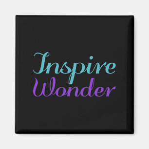 Inspire Wonder Prevention Awareness Design Magnet