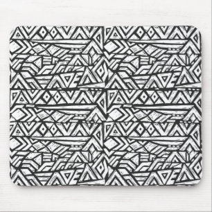Inspired Artsy Tribal Pattern Mouse Pad