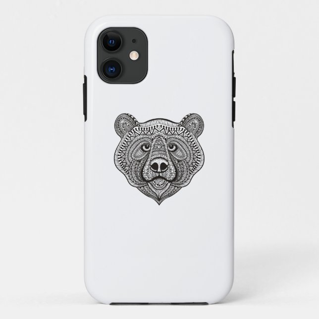 Inspired Bear Face Case-Mate iPhone Case (Back)