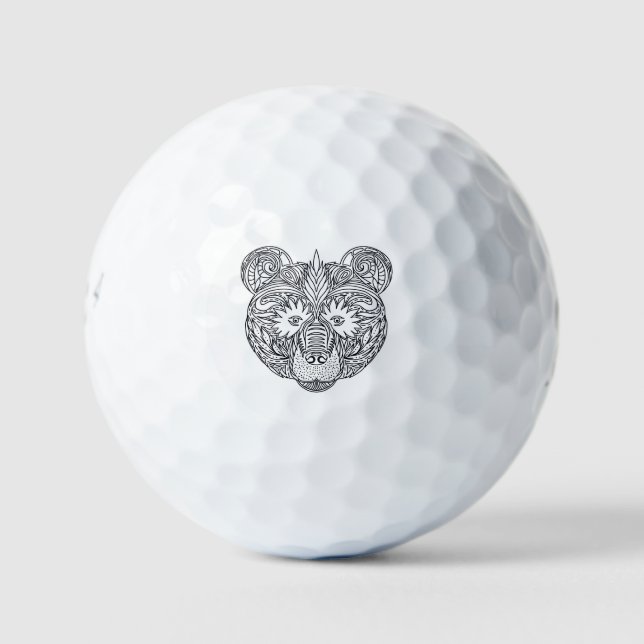 Inspired Bear Golf Balls (Front)