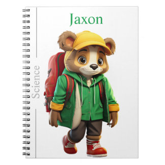 Inspired Bear Theme Spiral Notepad for School Notebook