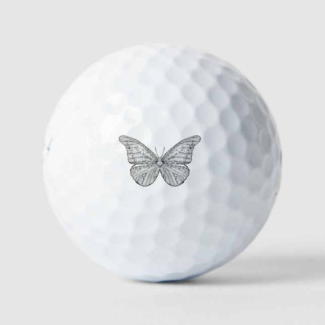 Inspired Butterfly Golf Balls (Front)
