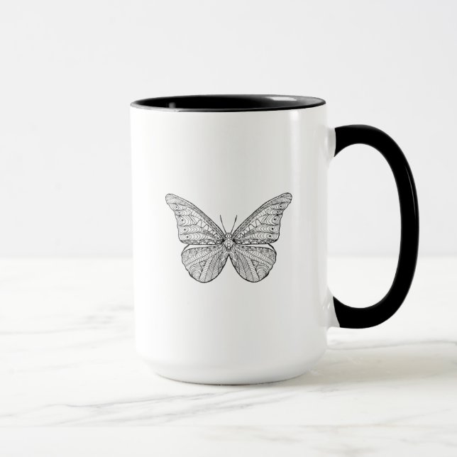 Inspired Butterfly Mug (Right)