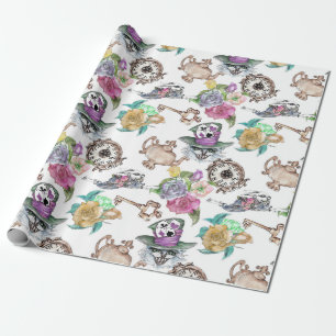 Inspired By Alice In Wonderland Wrapping Paper