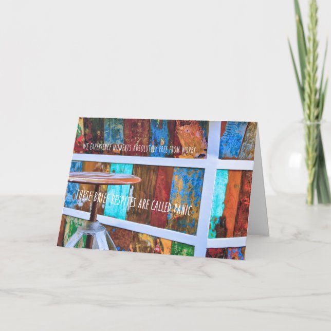 INSPIRED BY COLOR Greeting Card (Front)