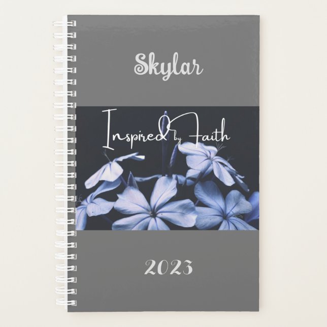 Inspired By Faith customisable planner (Front)