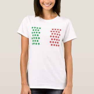 Inspired by Italian Flag. Stars Edition T-Shirt