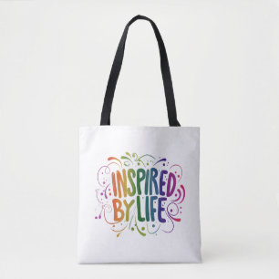 Inspired by Life - Shoulder Tote Bag