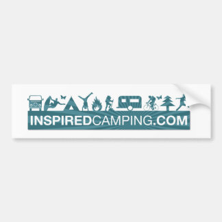 Inspired Camping Bumper Sticker