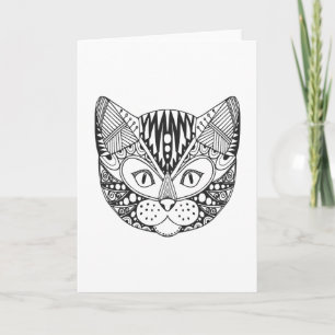 Inspired Cat Card