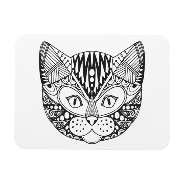 Inspired Cat Magnet (Horizontal)