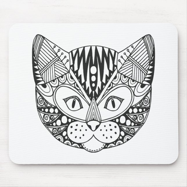 Inspired Cat Mouse Pad (Front)