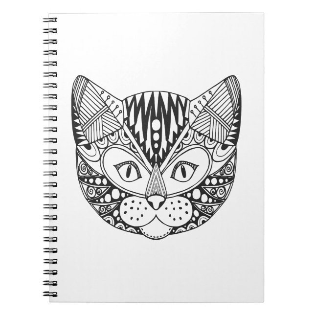 Inspired Cat Notebook (Front)