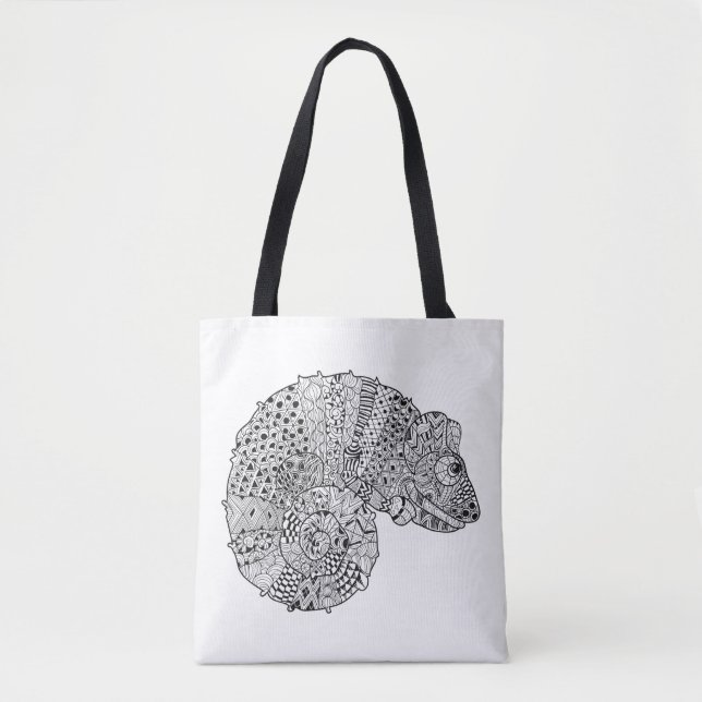 Inspired Chameleon 4 Tote Bag (Front)