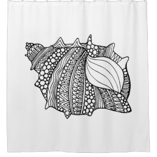 Inspired Doodle Shower Curtain