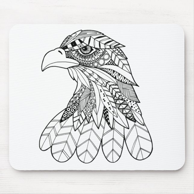 Inspired Eagle Mouse Pad (Front)