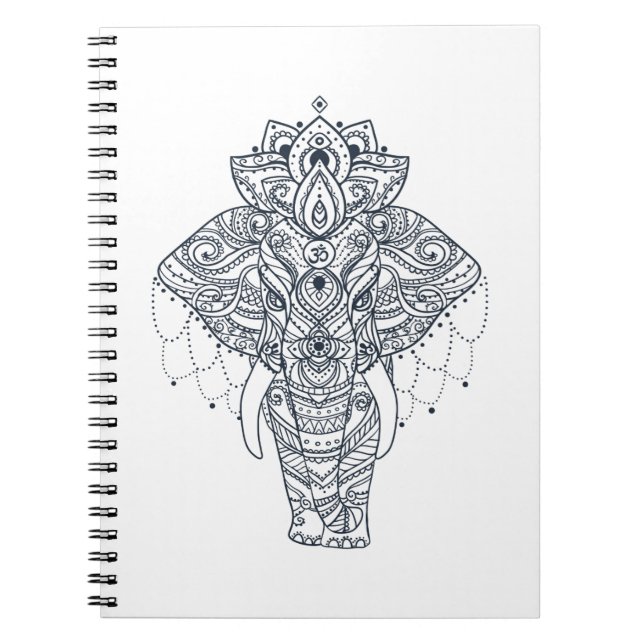 Inspired Elephant Notebook (Front)