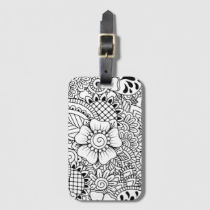 Inspired Flowers Luggage Tag