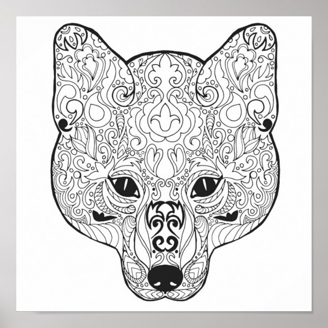 Inspired Fox Head 2 Poster (Front)