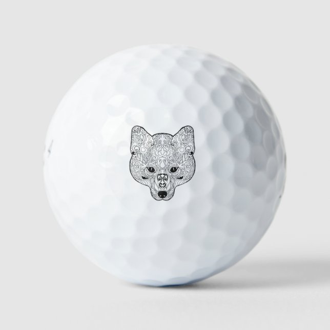 Inspired Fox Head Golf Balls (Front)