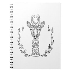 Inspired Giraffe Notebook