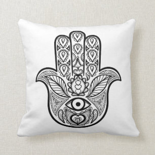 Inspired Hamsa Hand Cushion