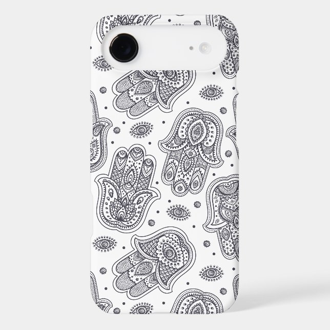 Inspired Hand Drawn Hamsa Case-Mate iPhone Case (Back)