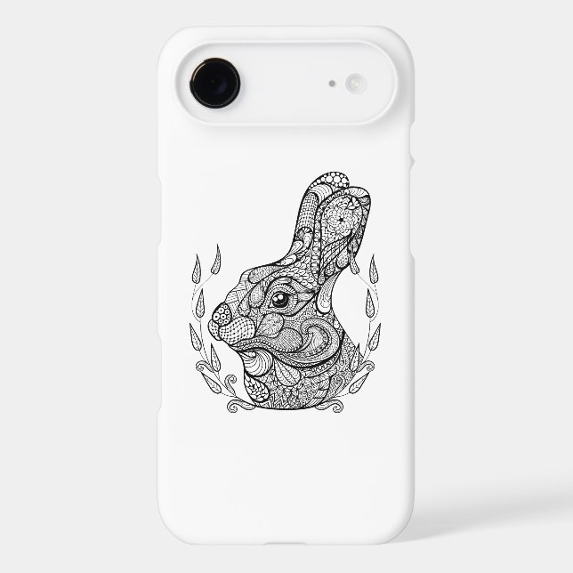 Inspired Head Of Rabbit In Wreath Case-Mate iPhone Case (Back)
