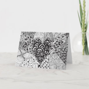 Inspired Heart Doodle Card