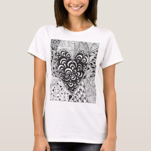 Inspired Heart Doodle T-Shirt