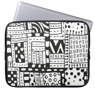 Inspired Indian Abstract Figures Laptop Sleeve