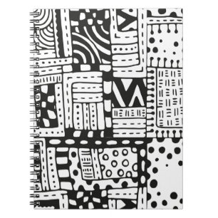 Inspired Indian Abstract Figures Notebook