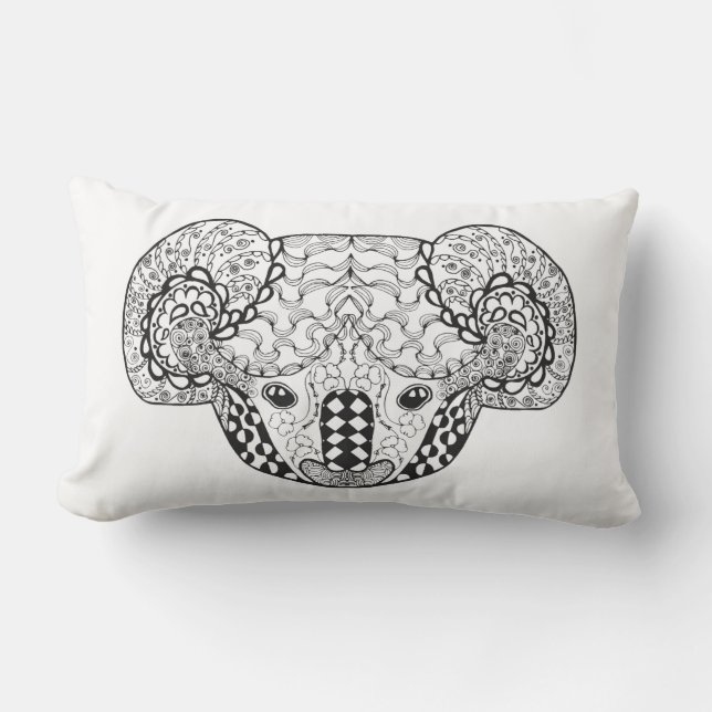 Inspired Koala Bear Lumbar Cushion (Front)
