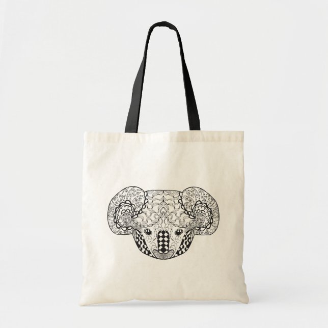Inspired Koala Bear Tote Bag (Front)