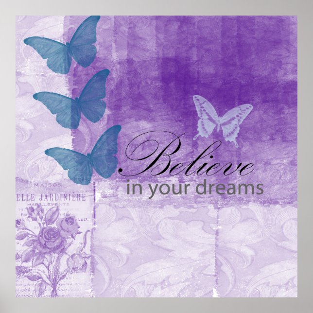 Inspired Lilac Dreams Poster (Front)