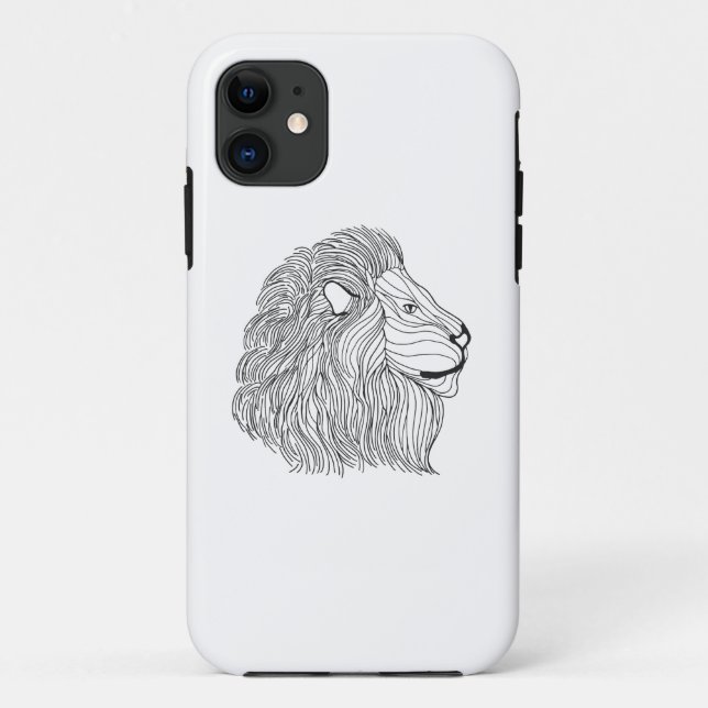 Inspired Lion Head 5 Case-Mate iPhone Case (Back)