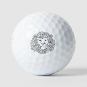 Inspired Lion Head Golf Balls