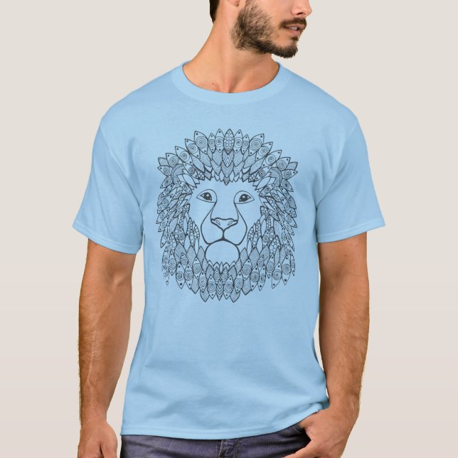 Inspired Lion Head T-Shirt (Front)