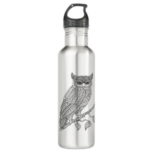 Inspired Magic Owl Sitting On Branch 710 Ml Water Bottle