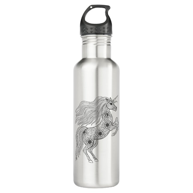 Inspired Magic Unicorn 710 Ml Water Bottle (Front)
