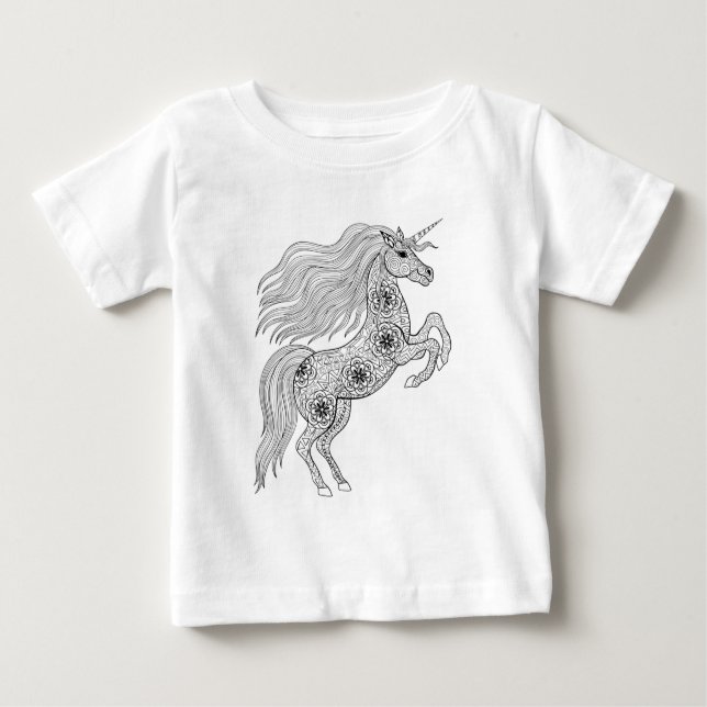 Inspired Magic Unicorn Baby T-Shirt (Front)